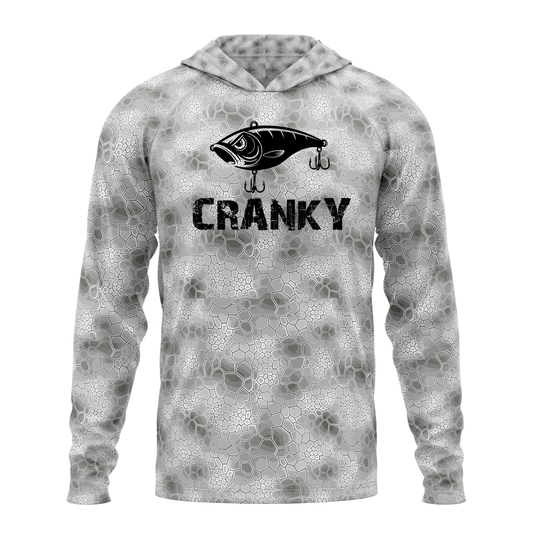 Cranky Crankbait SPF50 Performance Fishing Hoodie
