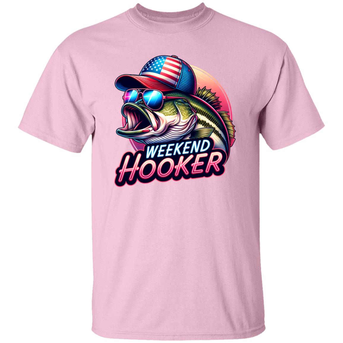 Weekend Hooker Fishing T Shirt