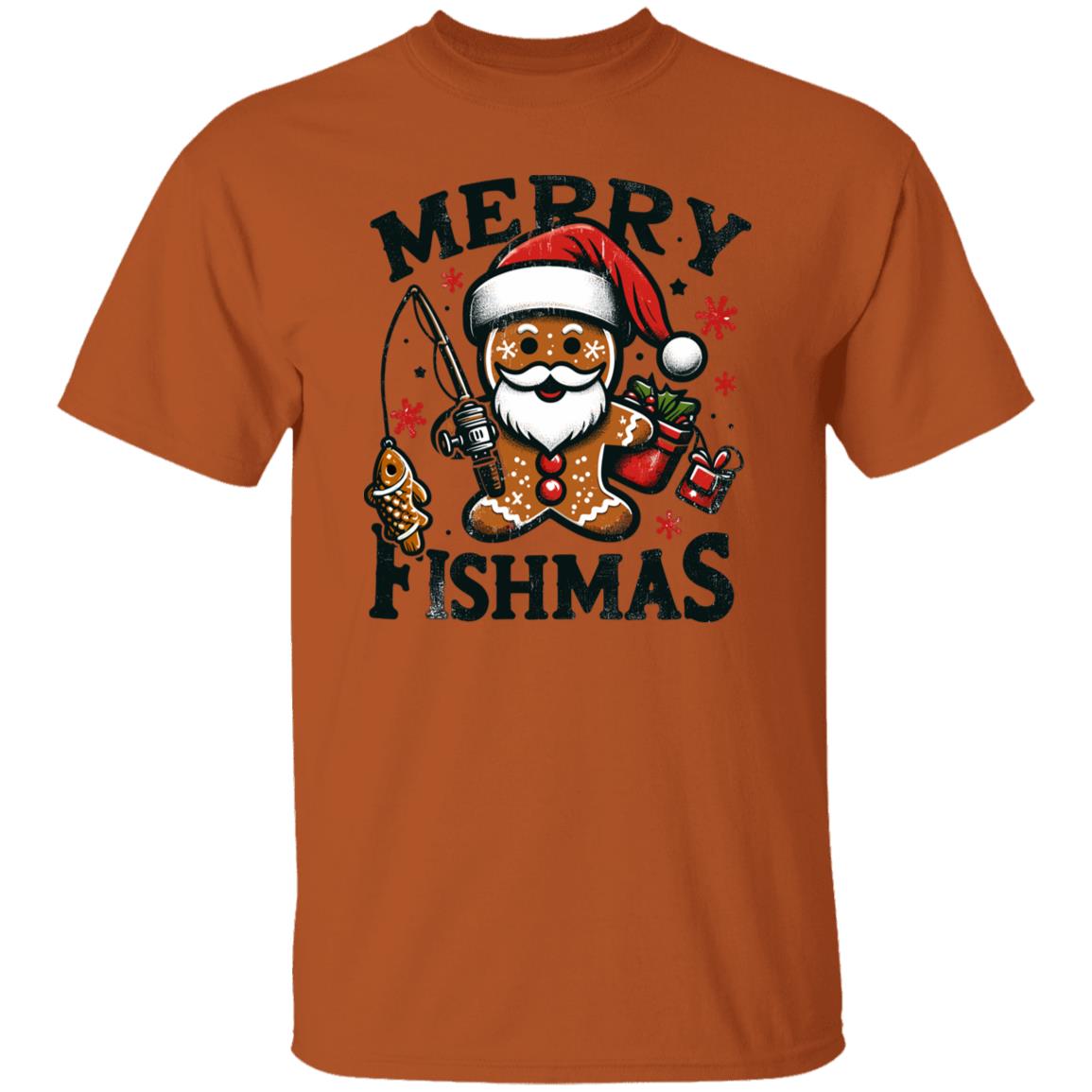 Merry Fishmas Fishing Tee