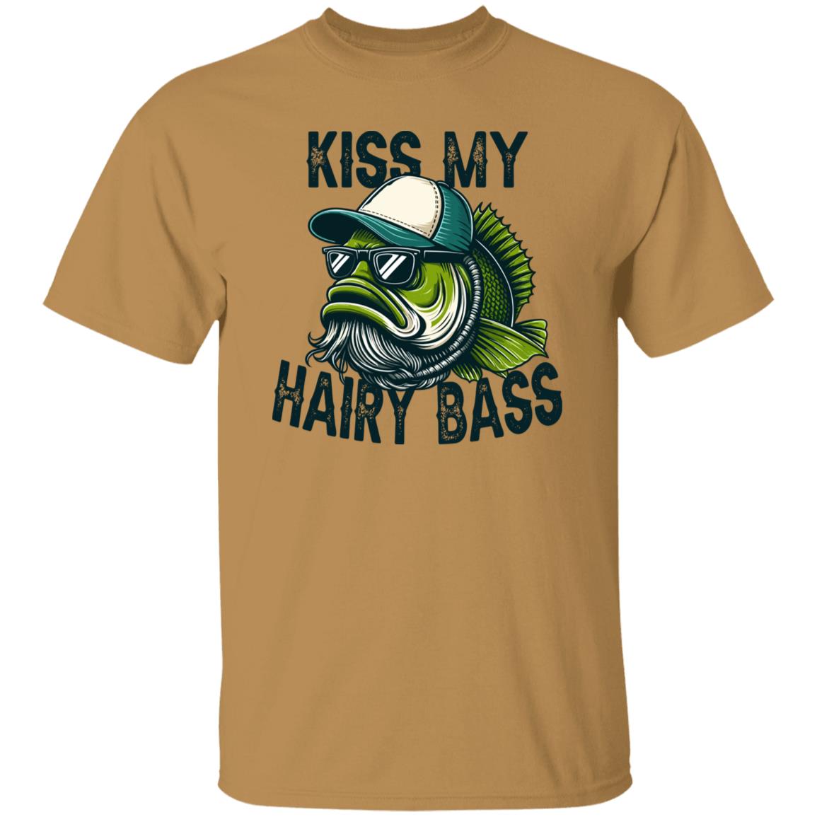 Kiss My Hairy Bass Fishing T Shirt