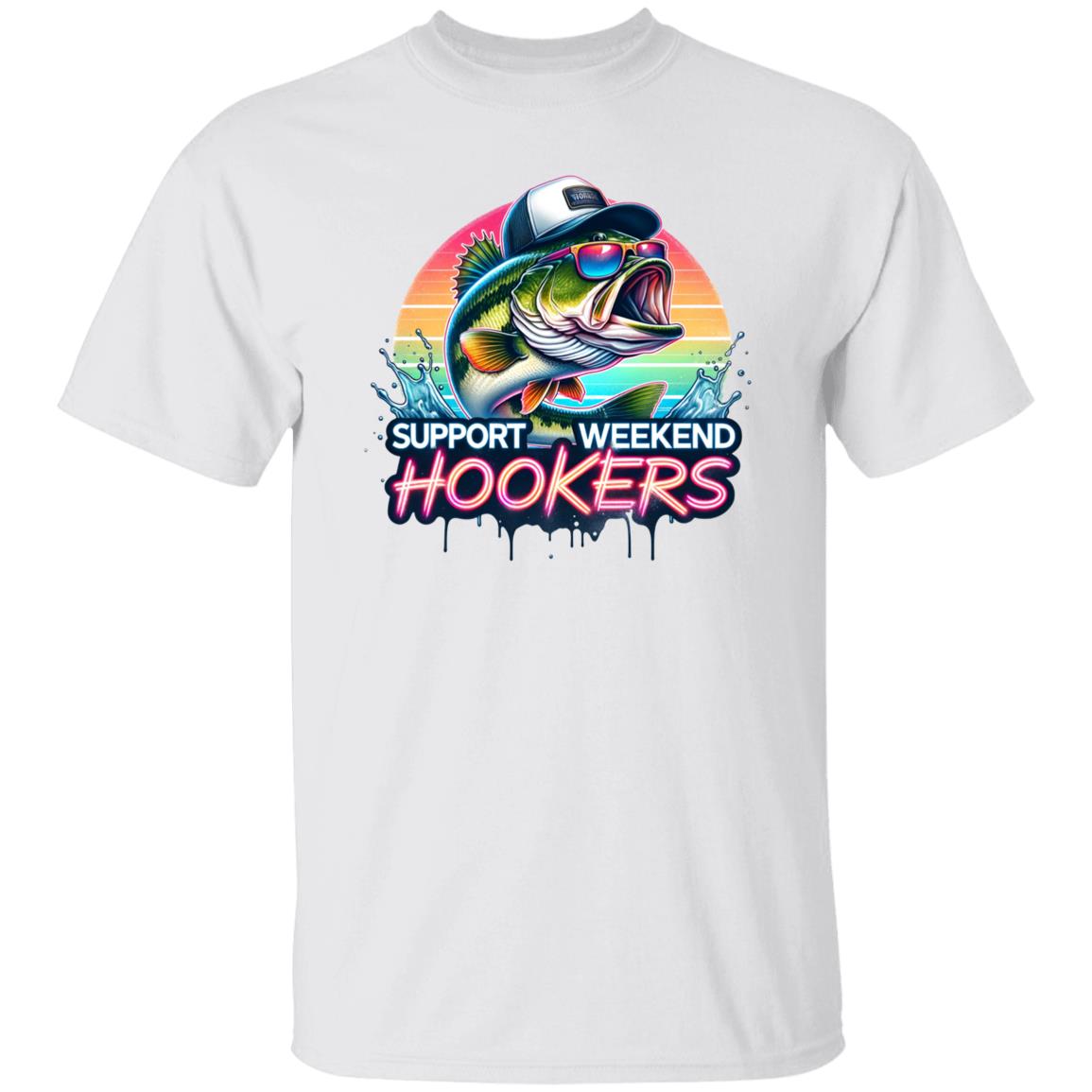 Support Weekend Hookers Fishing T Shirt