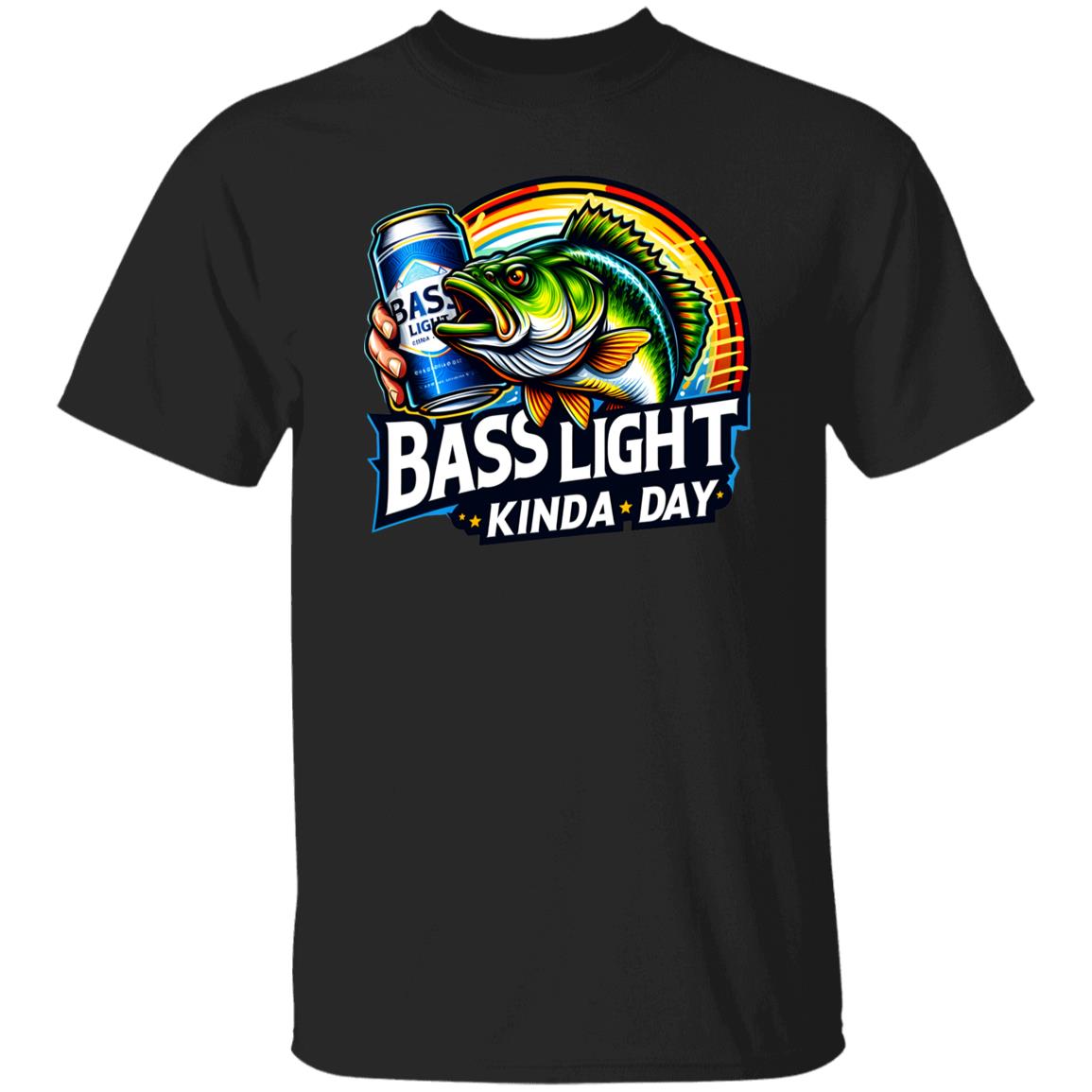 Bass Light Kinda Day Fishing T Shirt