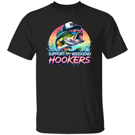 Support Weekend Hookers Fishing T Shirt