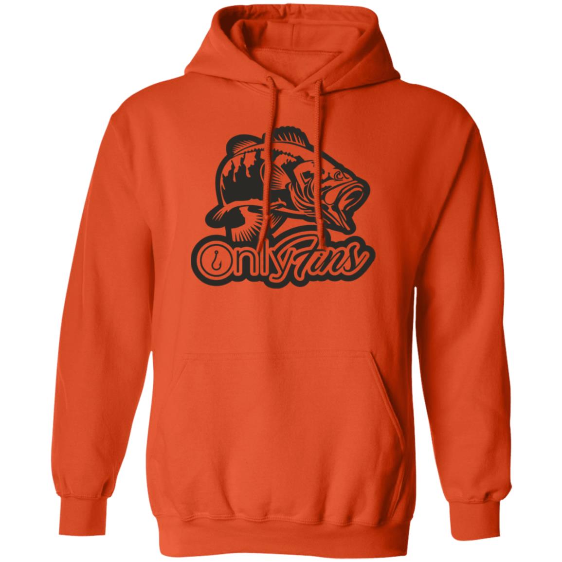 Only Fins Fishing Hoodie (Black Text)