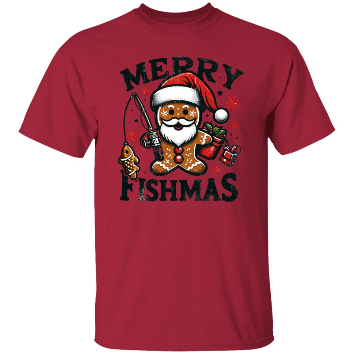 Merry Fishmas Fishing Tee