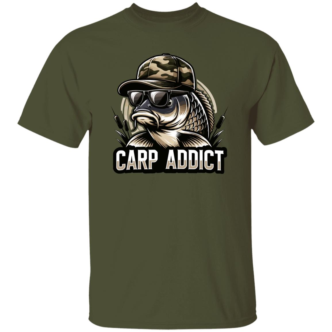 Carp Addict Fishing T Shirt