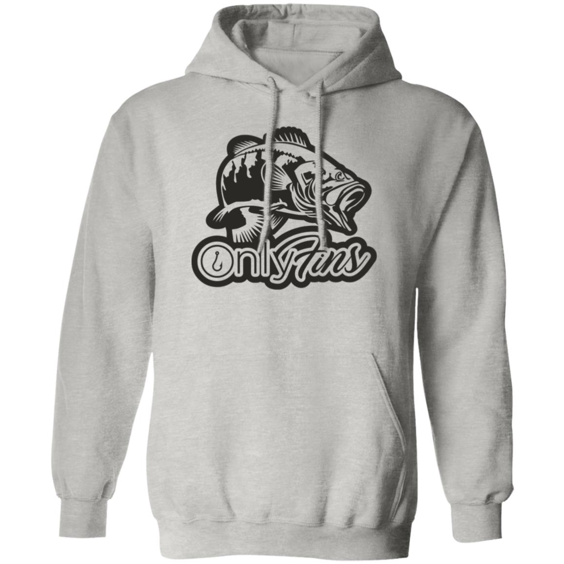 Only Fins Fishing Hoodie (Black Text)