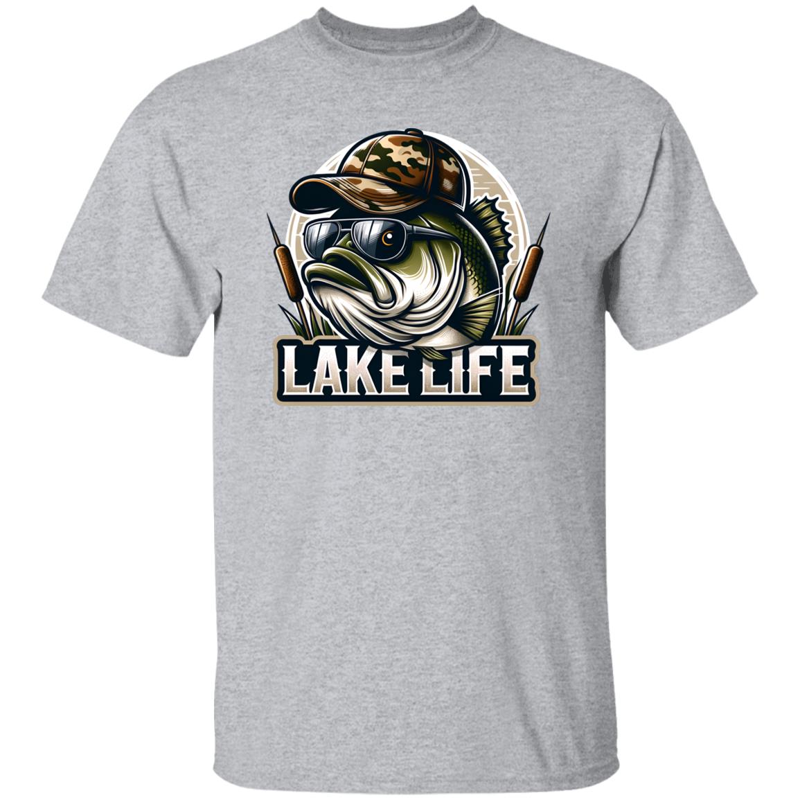 Lake Life Fishing T Shirt