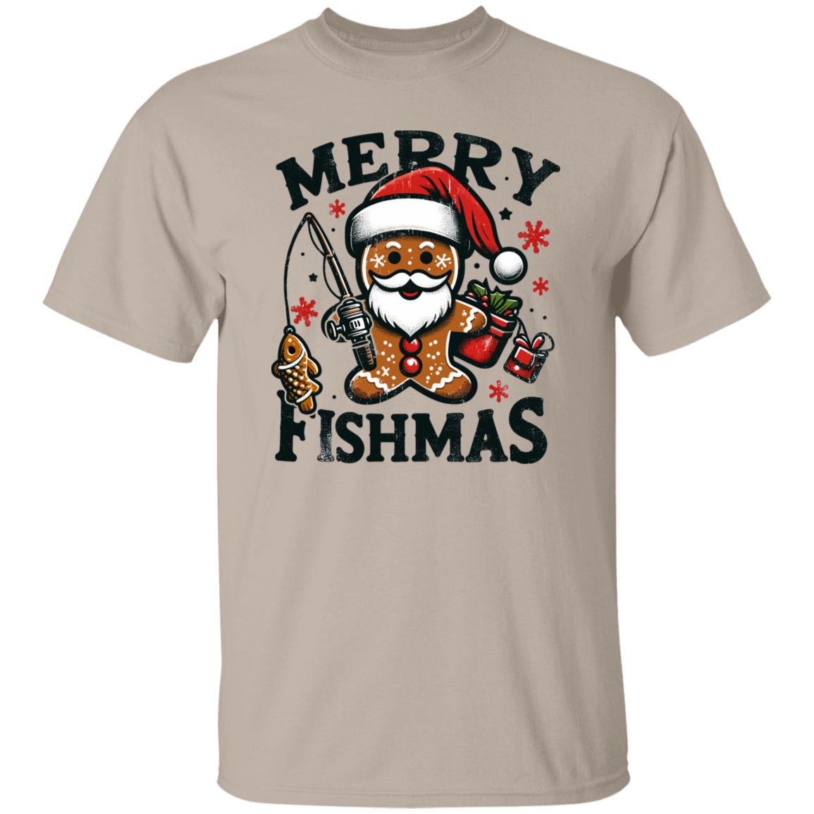 Merry Fishmas Fishing Tee