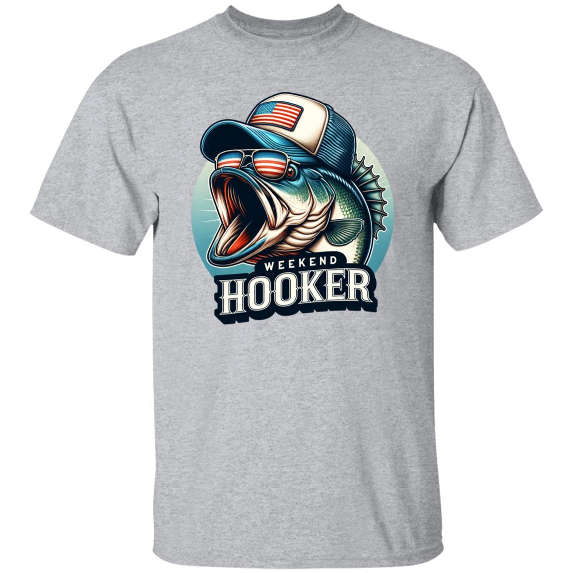 Weekend Hooker Fishing T Shirt