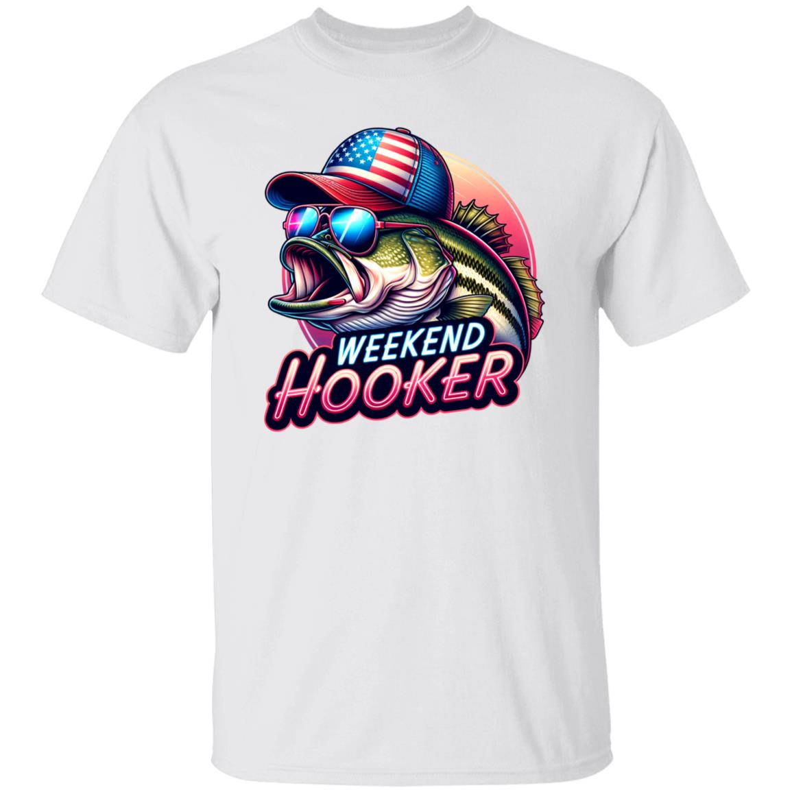 Weekend Hooker Fishing T Shirt