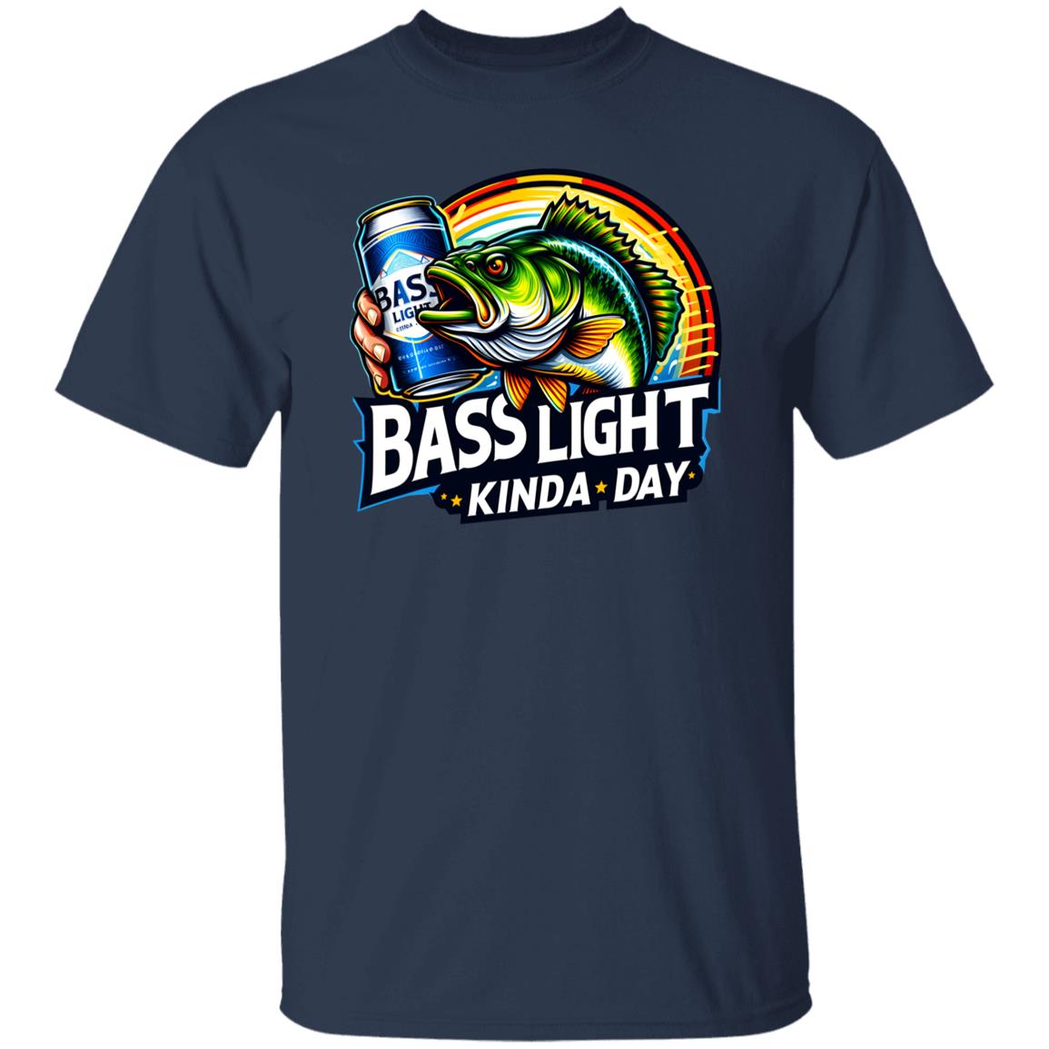 Bass Light Kinda Day Fishing T Shirt