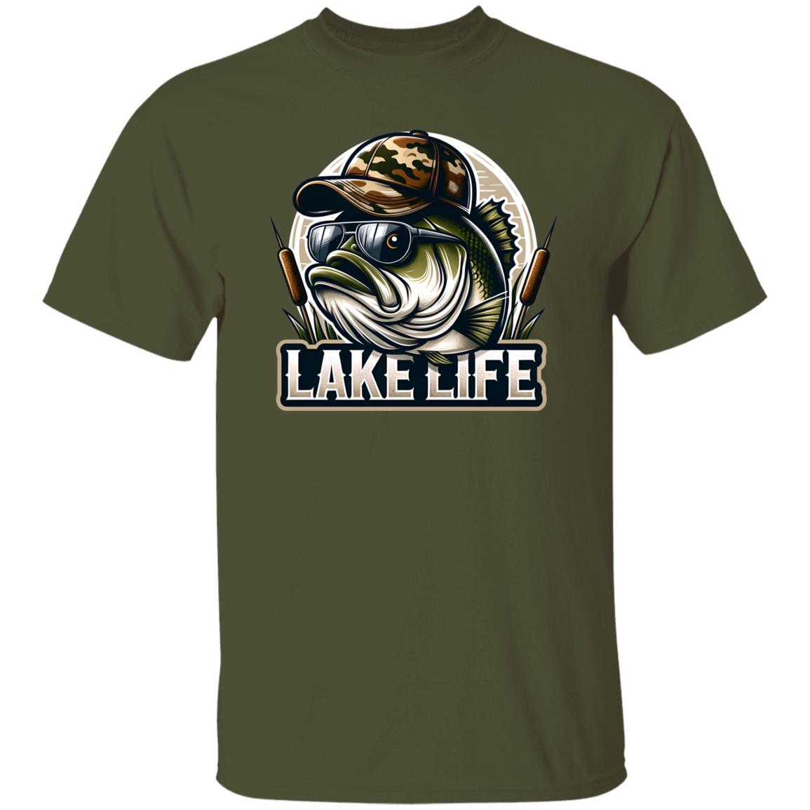 Lake Life Fishing T Shirt