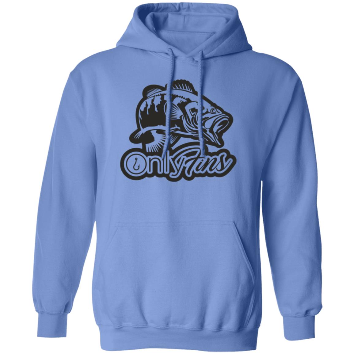 Only Fins Fishing Hoodie (Black Text)