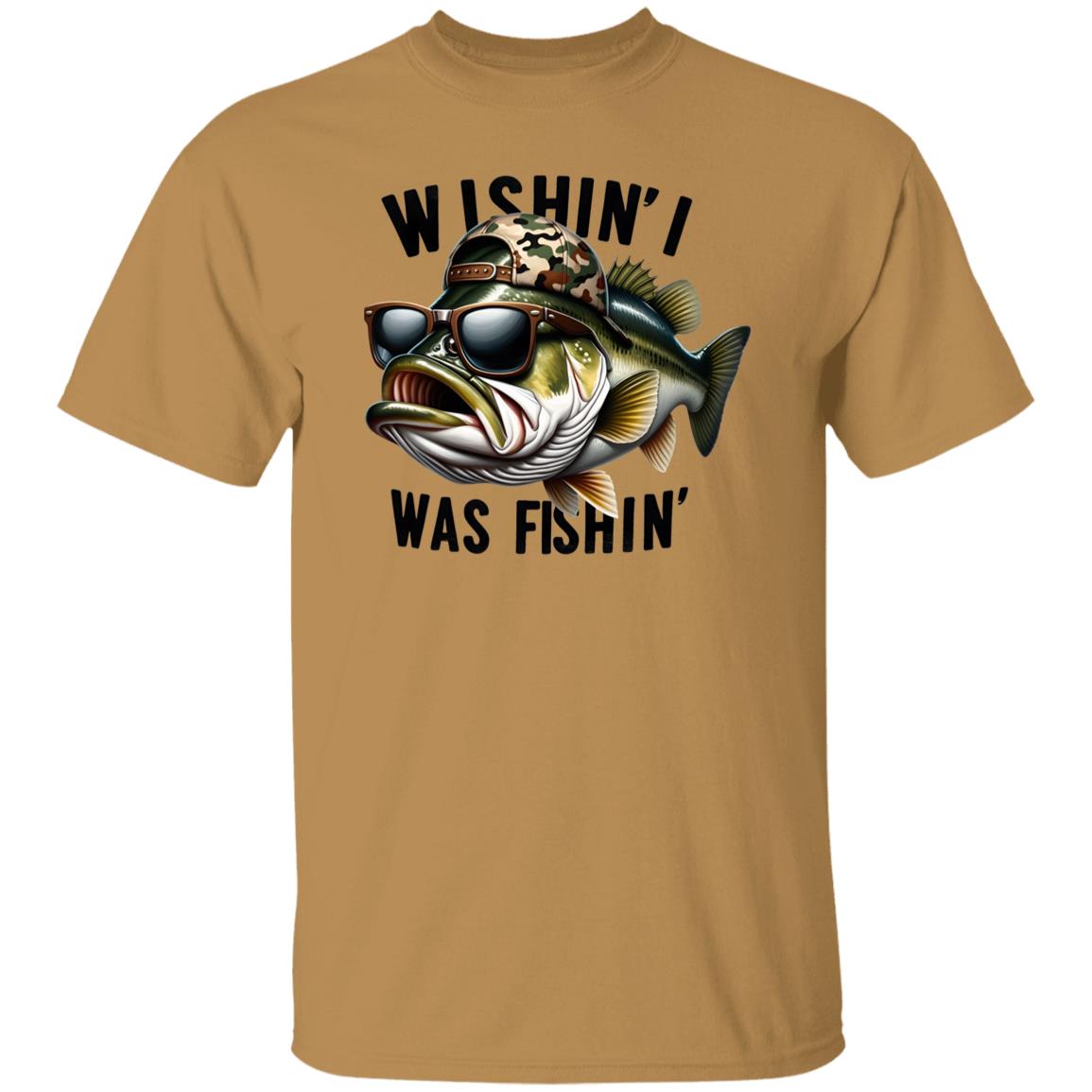 Wishin' I Was Fishing T Shirt