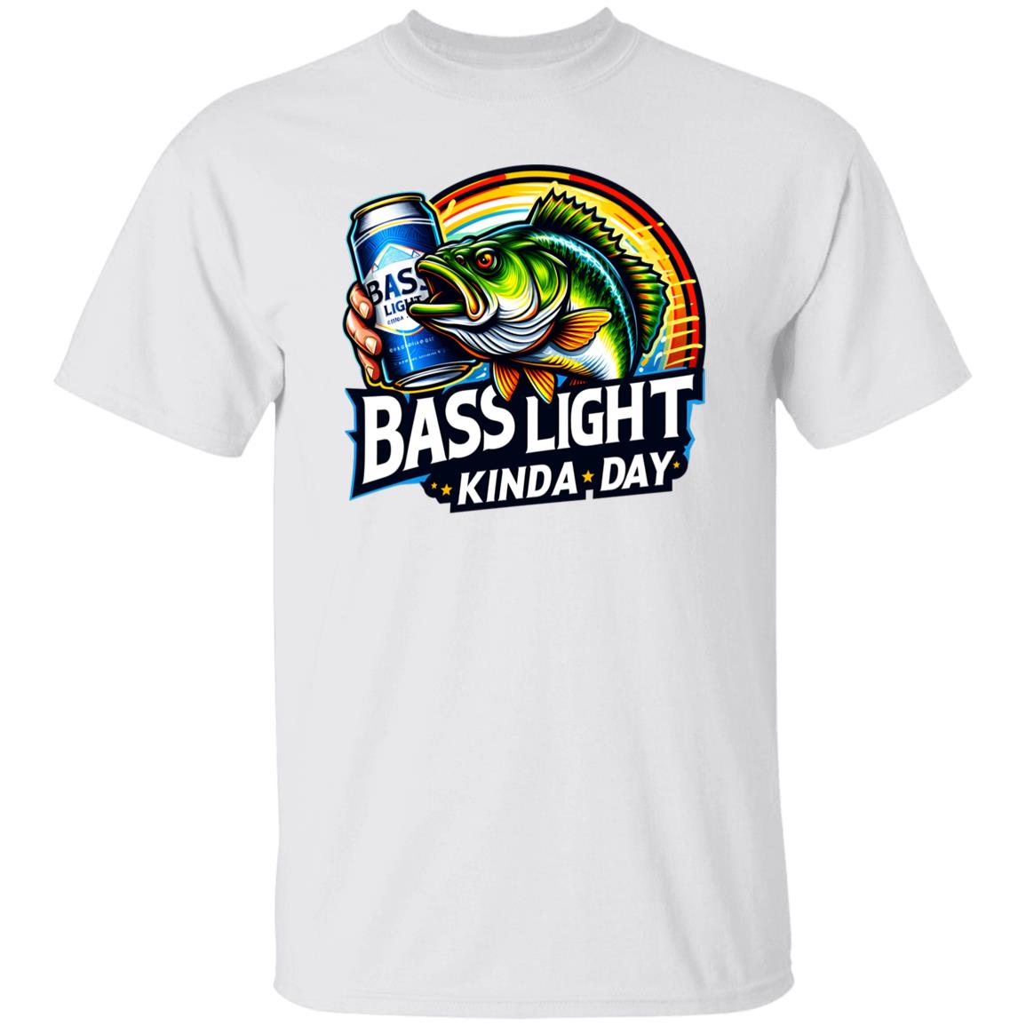 Bass Light Kinda Day Fishing T Shirt