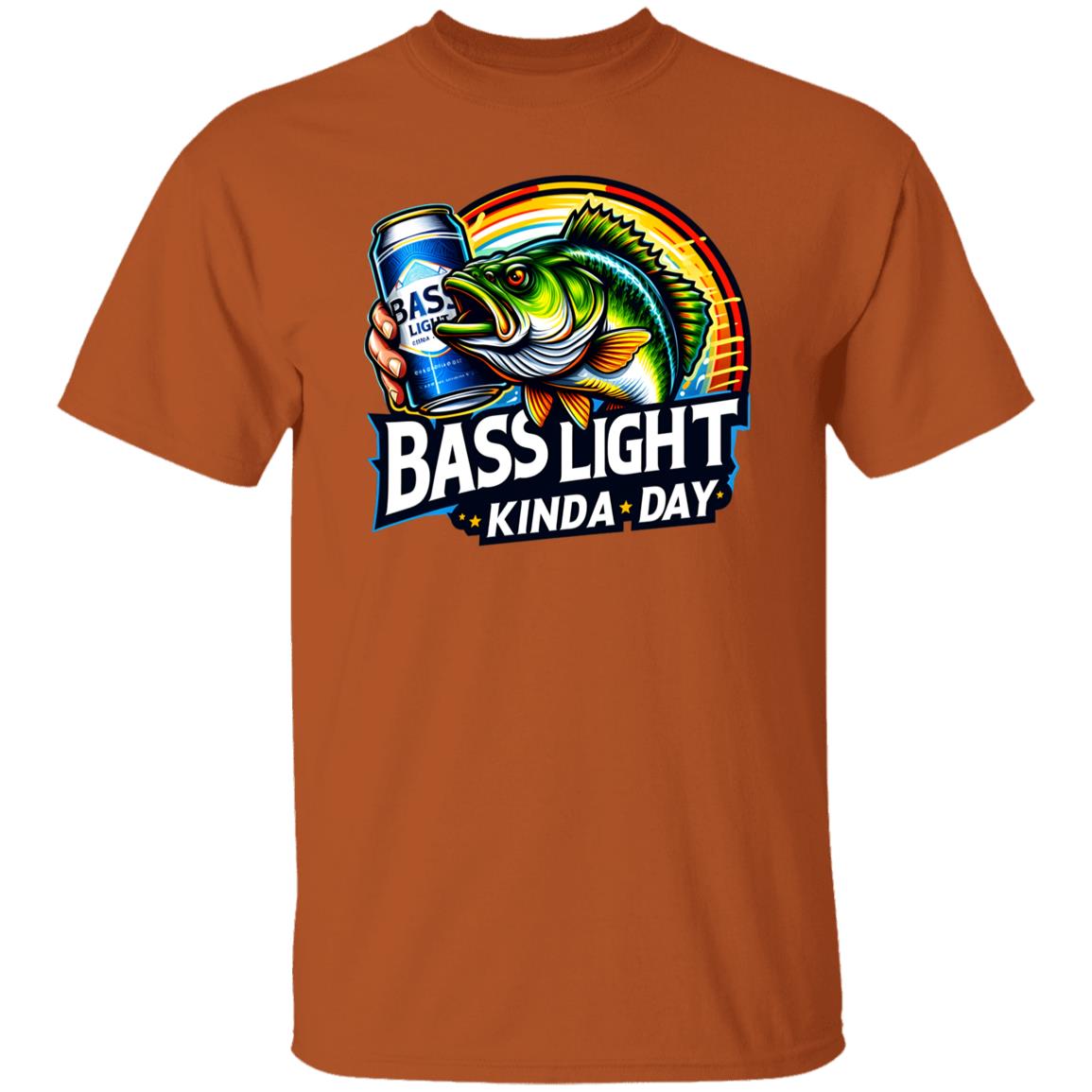 Bass Light Kinda Day Fishing T Shirt