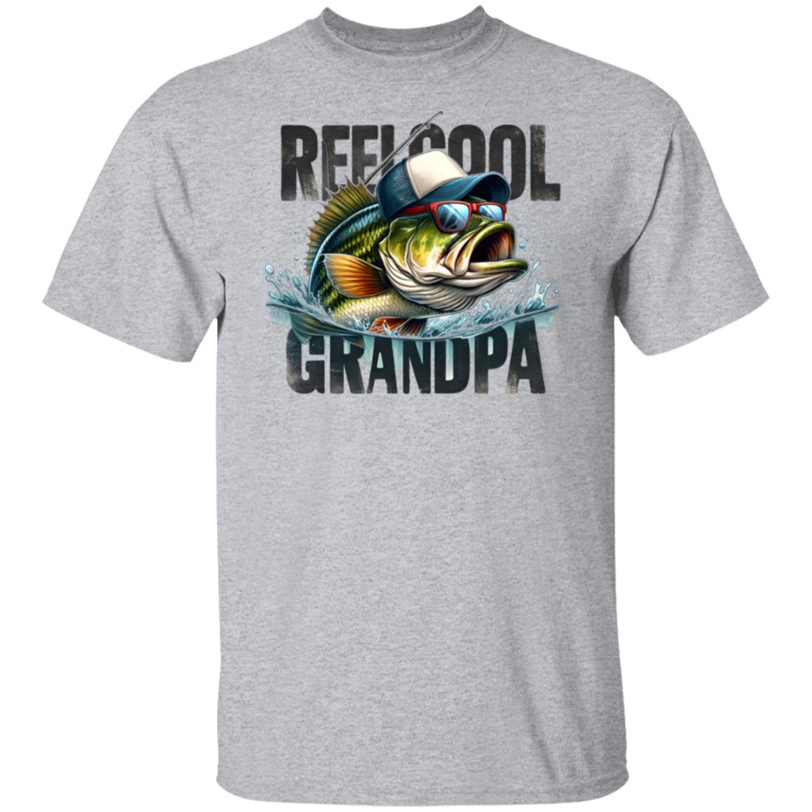 Reel Cool Grandpa Fishing T Shirt