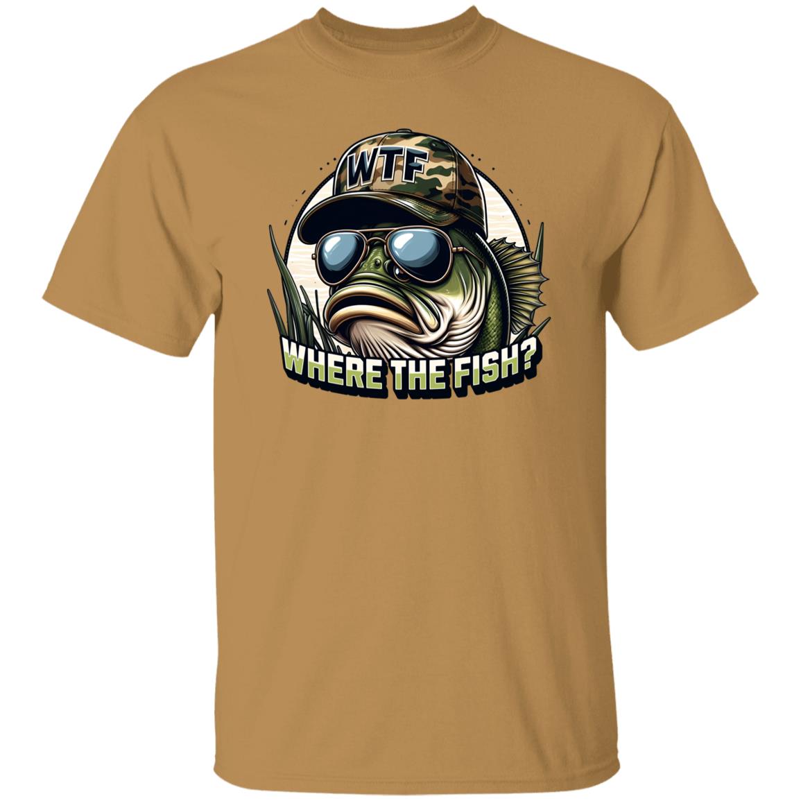 Where The Fish? Fishing T Shirt