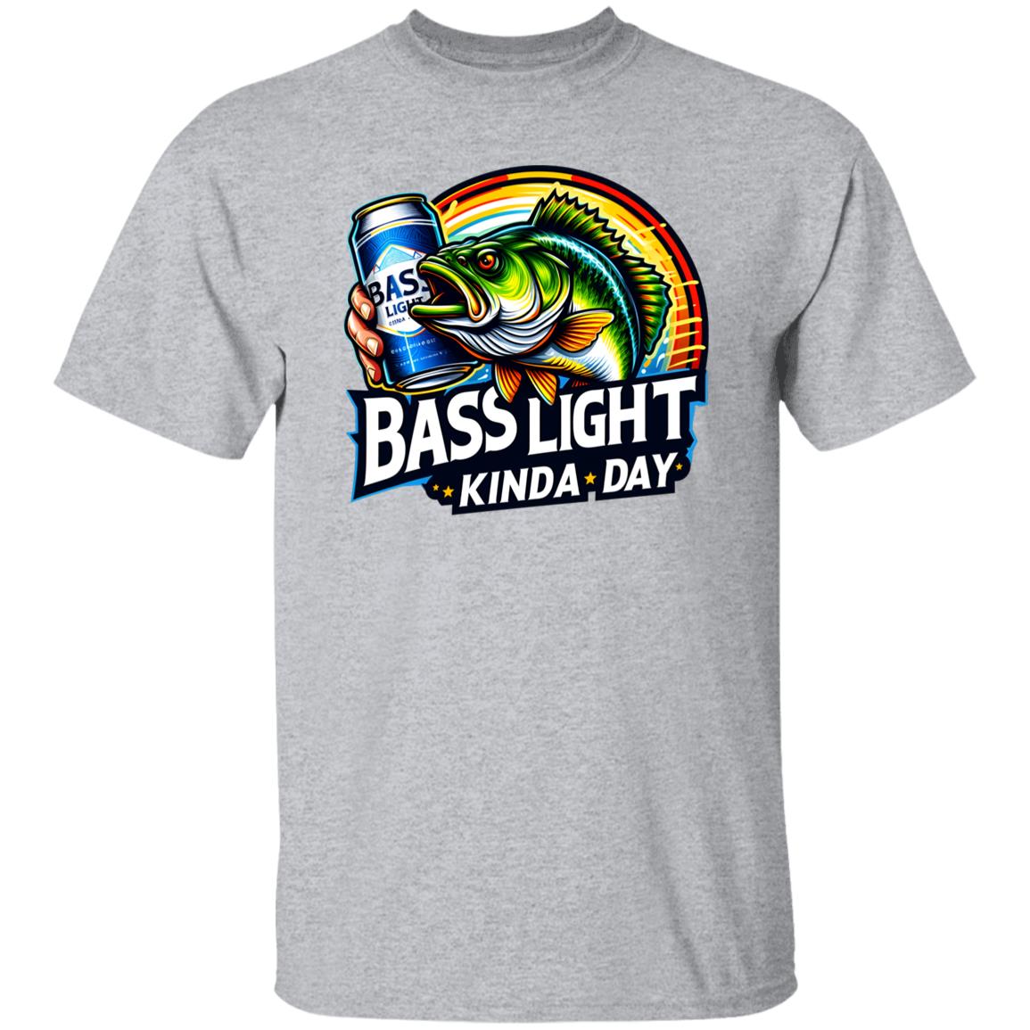 Bass Light Kinda Day Fishing T Shirt