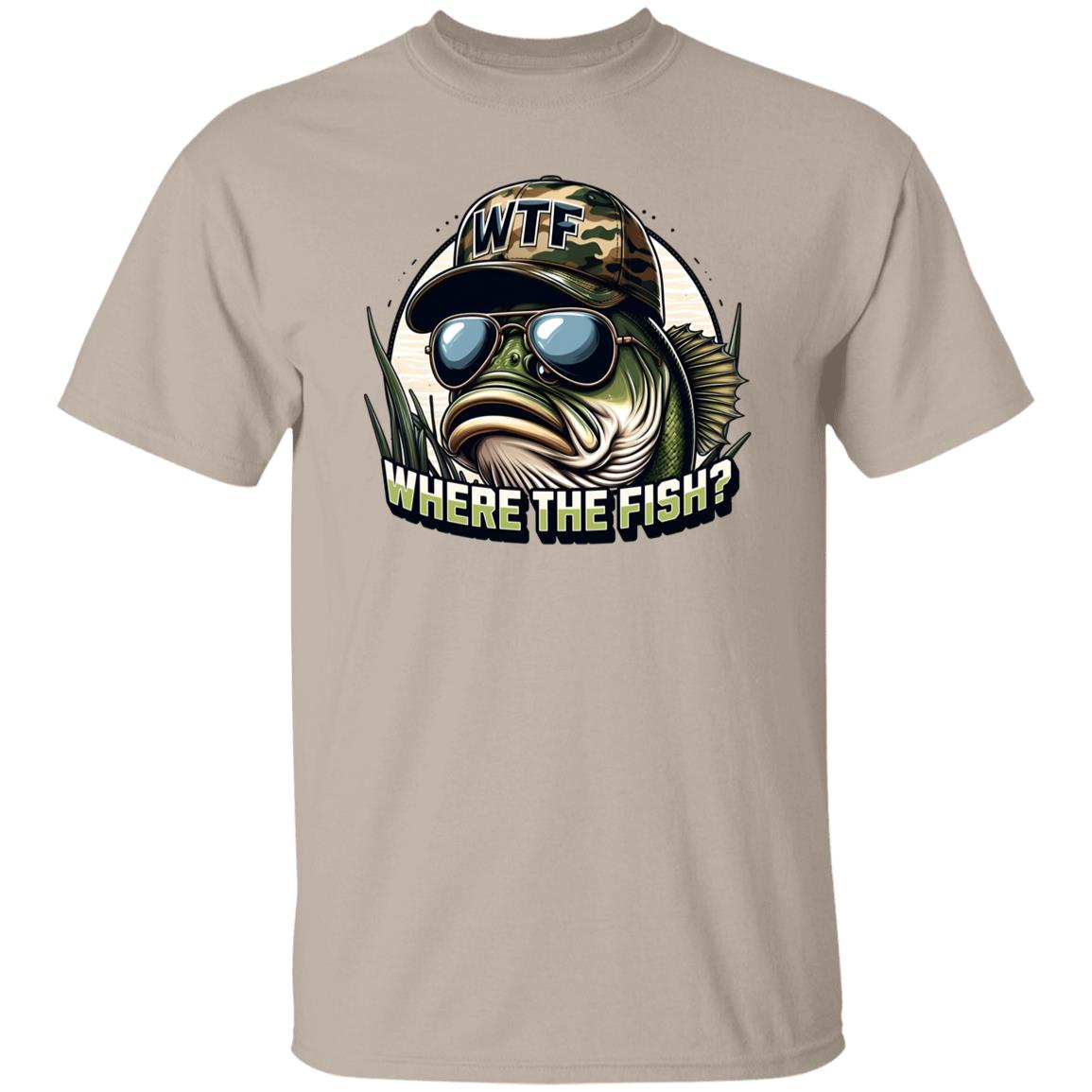 Where The Fish? Fishing T Shirt