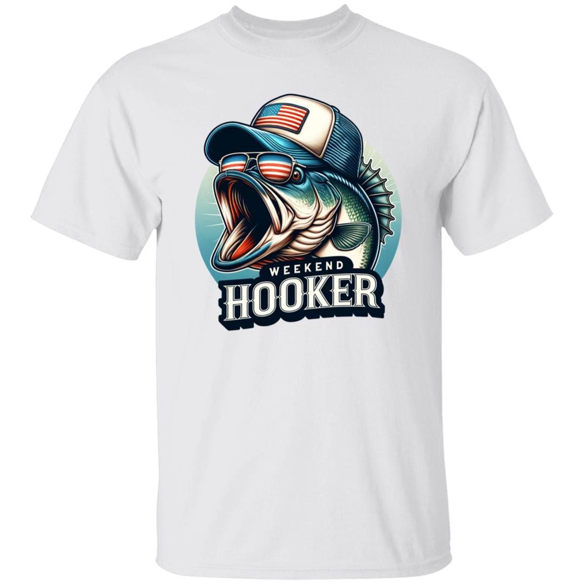 Weekend Hooker Fishing T Shirt