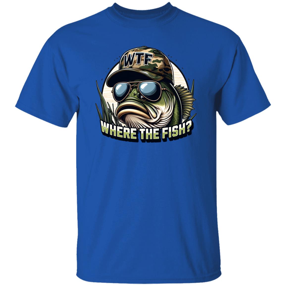 Where The Fish? Fishing T Shirt