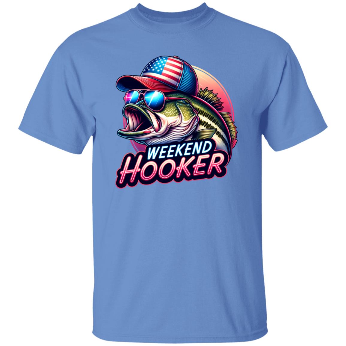 Weekend Hooker Fishing T Shirt