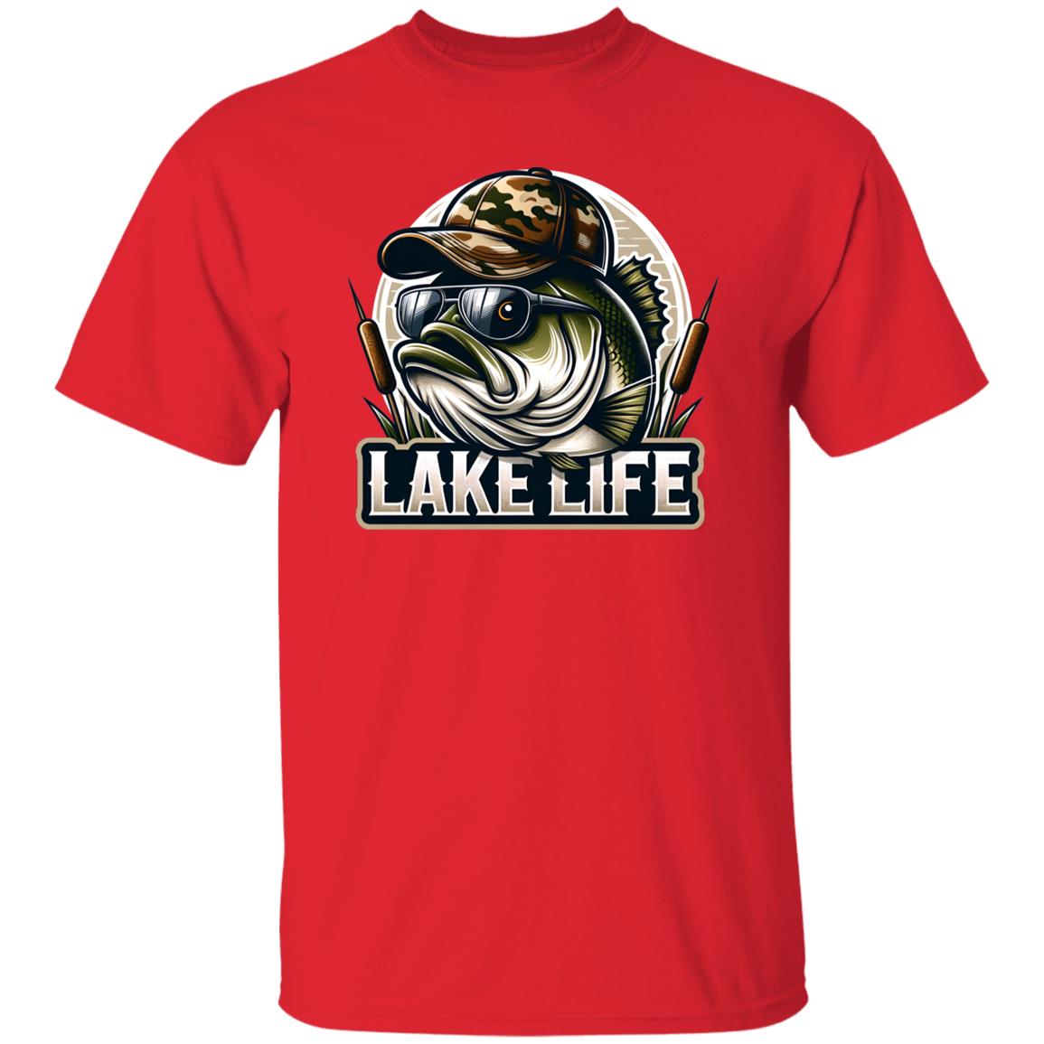 Lake Life Fishing T Shirt