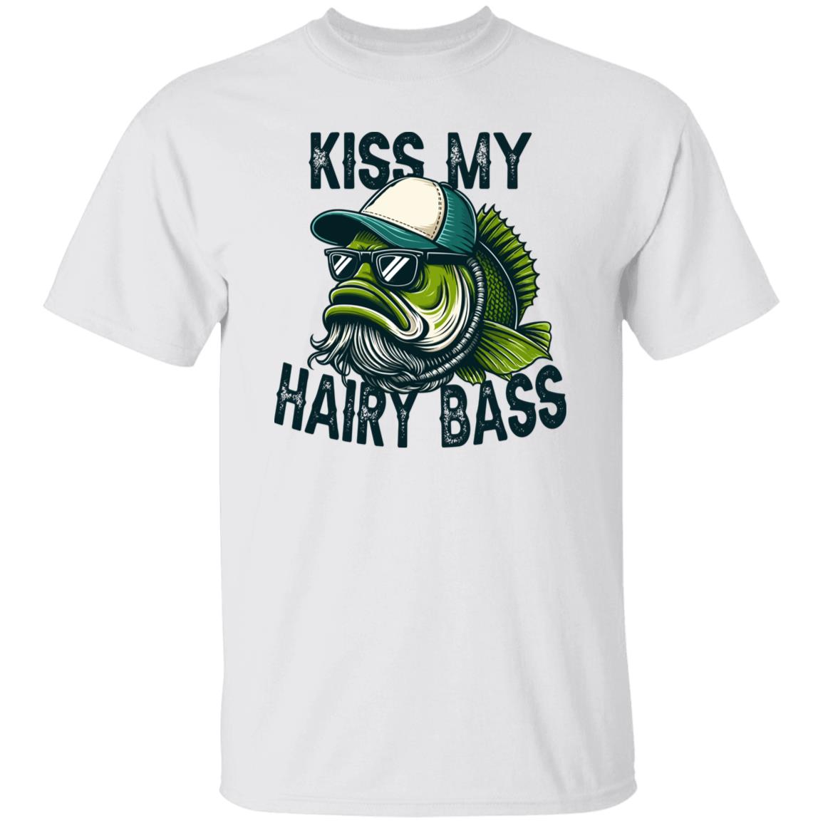 Kiss My Hairy Bass Fishing T Shirt