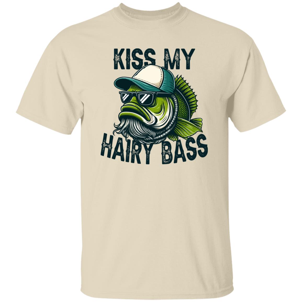 Kiss My Hairy Bass Fishing T Shirt