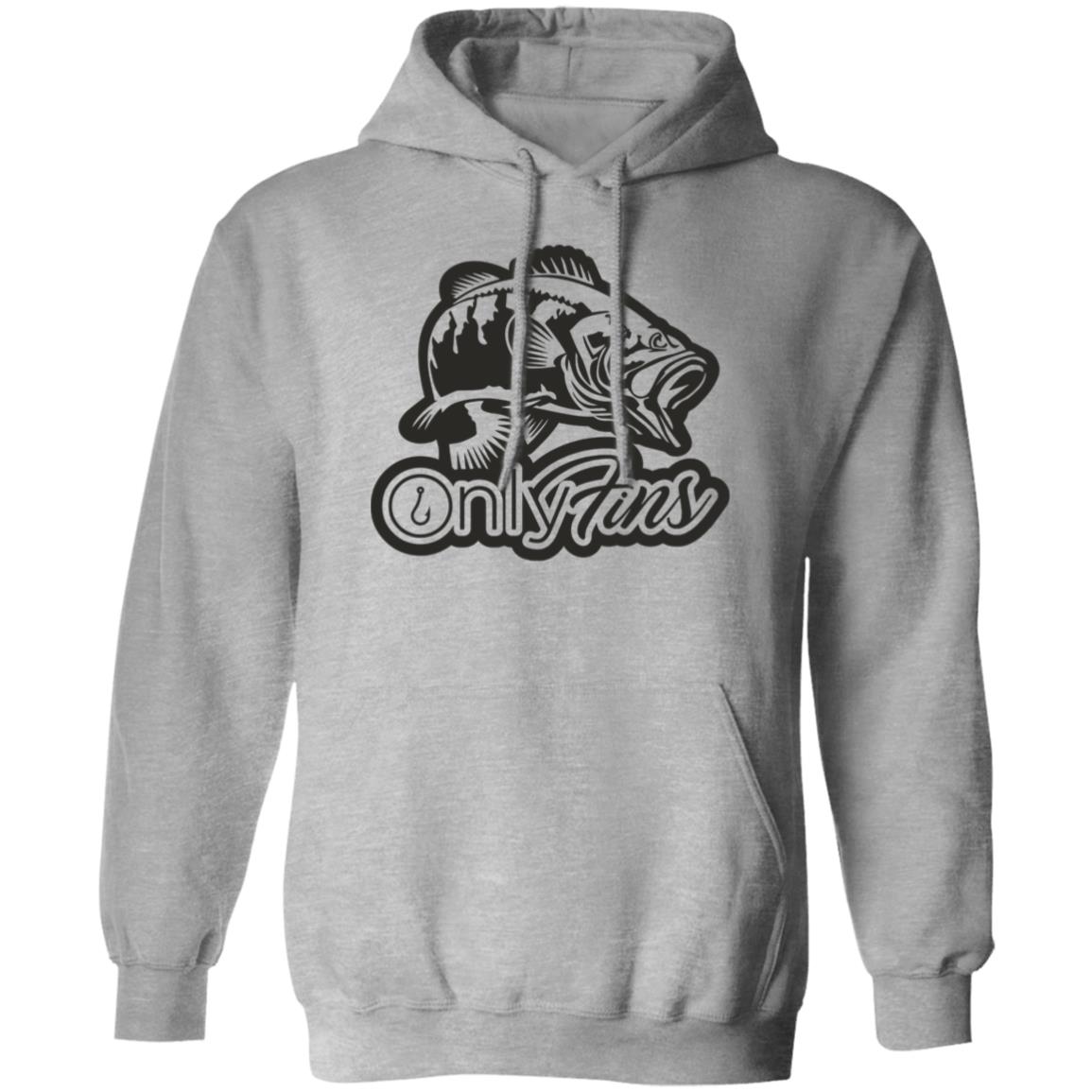 Only Fins Fishing Hoodie (Black Text)