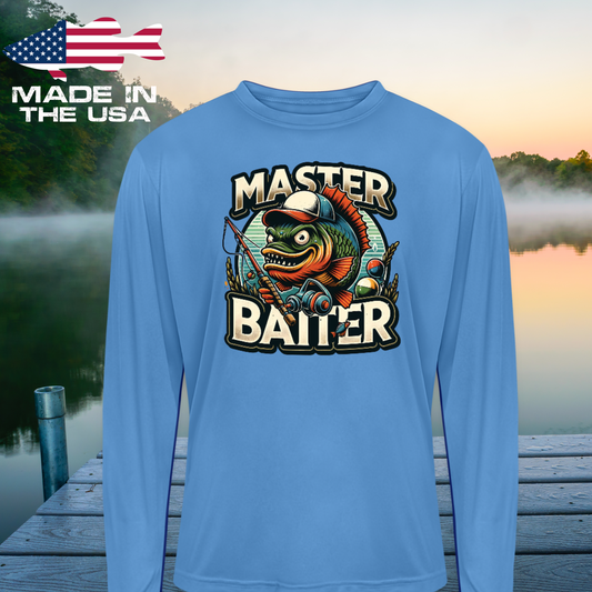 Master Baiter UPF40 Performance Long Sleeve Fishing T Shirt