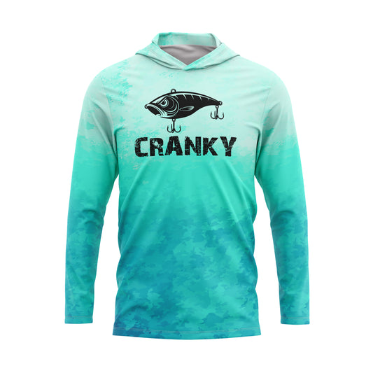 Cranky Crankbait UPF50 Performance Fishing Hoodie