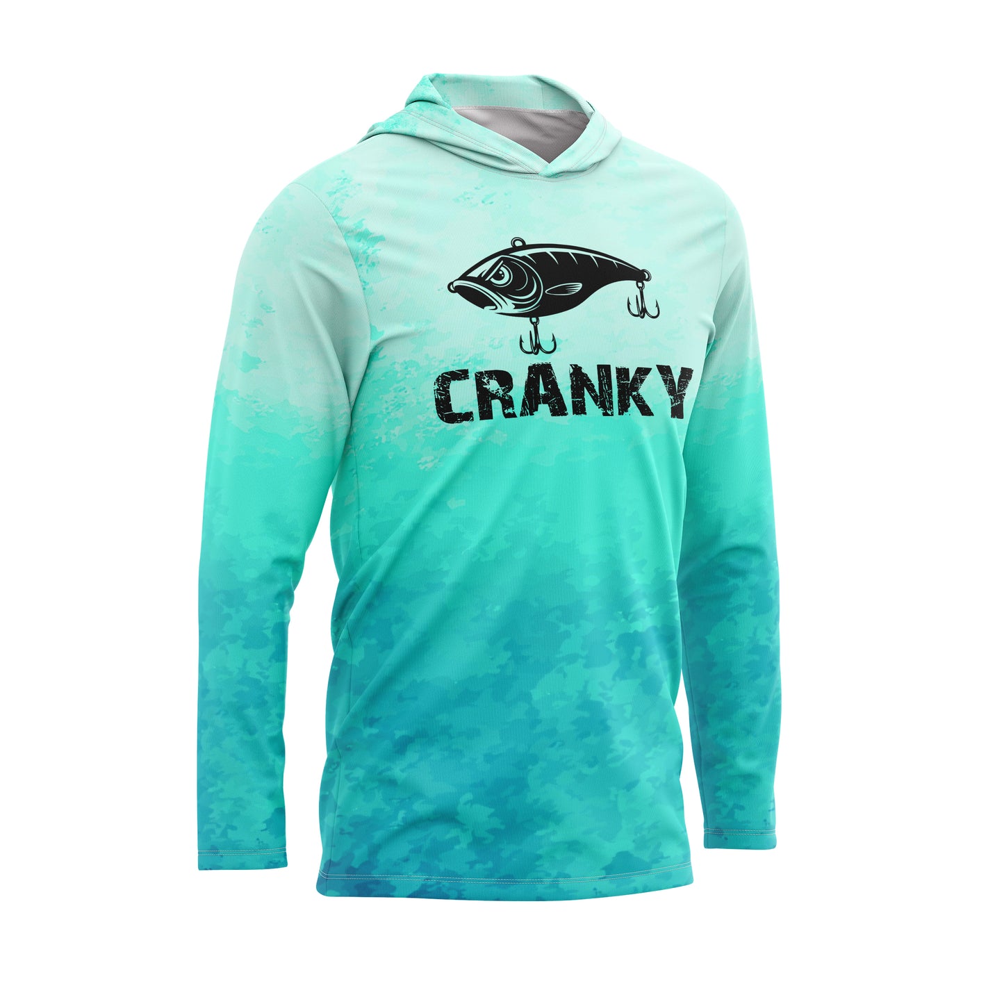 Cranky Crankbait UPF50 Performance Fishing Hoodie