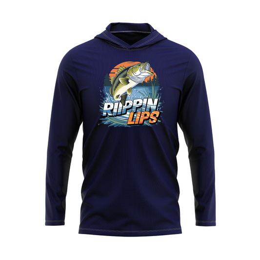 Rippin' Lips UPF40 Performance Fishing Hoodie
